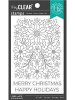 HERO ARTS Poinsettia Pattern