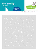 Lawn Fawn Candy Cane Background Stencil