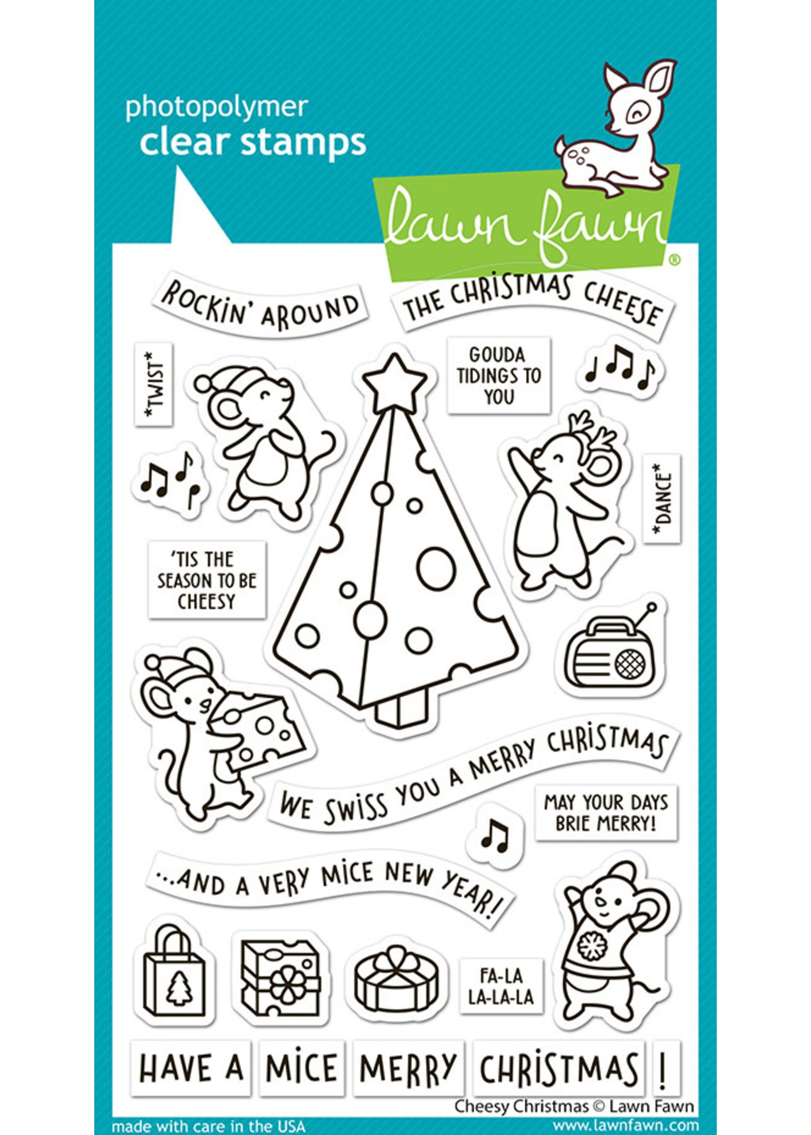 Lawn Fawn Cheesy Christmas Stamp