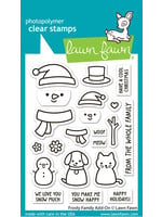 Lawn Fawn Frosty Family Add-on Stamp