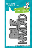 Lawn Fawn Giant Feliz Navidad Die