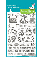 Lawn Fawn Little Woodland Library Stamp