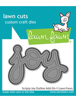 Lawn Fawn Scripty Joy Outline Add-on Die
