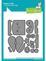 Lawn Fawn Tiny Gift Box: Owl & Penguin Add-on Die