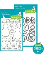 Lawn Fawn Frosty Family Stamp/Die/Stencil Bundle