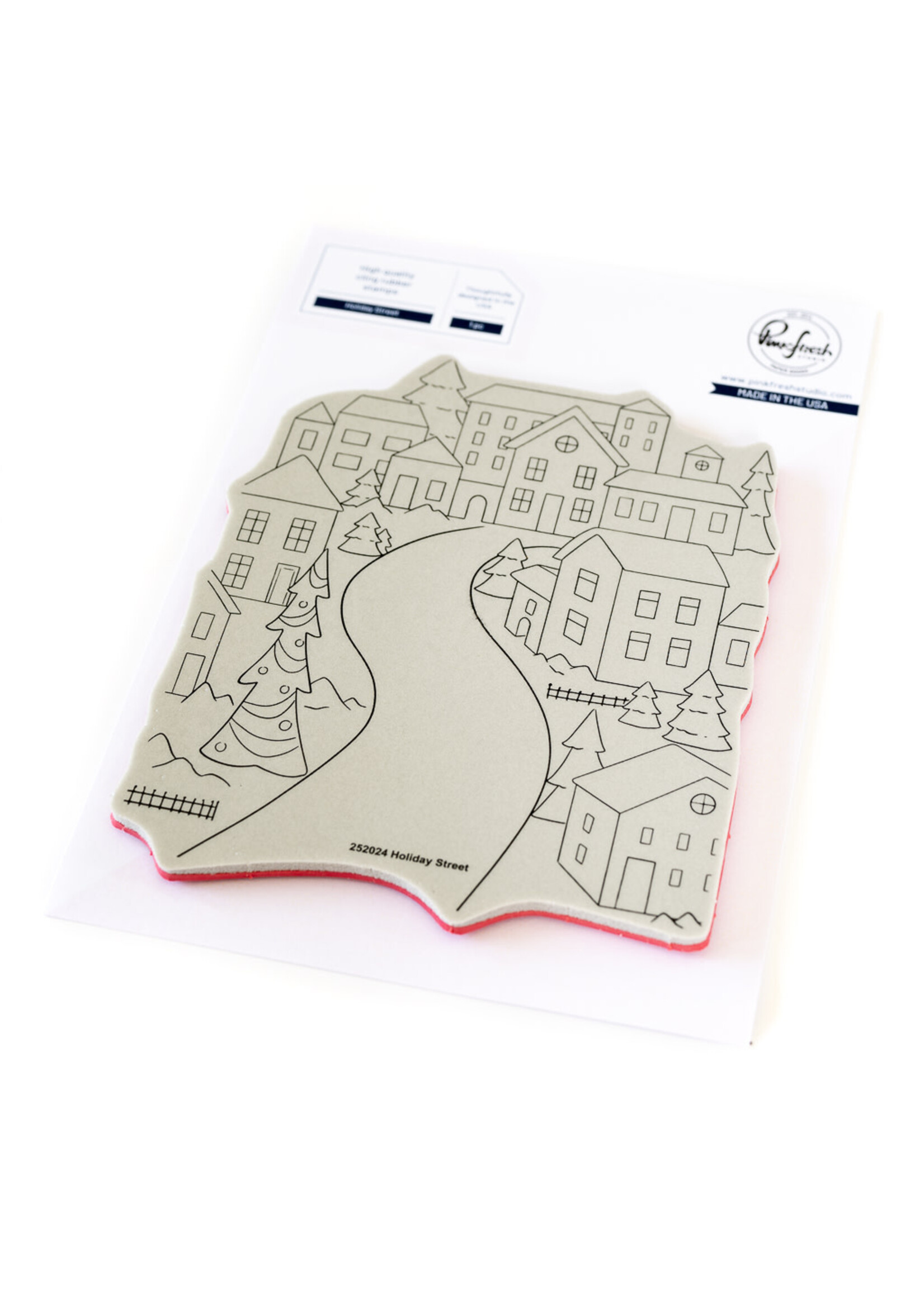 PinkFresh Studios Holiday Street Stamp