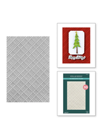 spellbinders Argyle Plaid 3D Embossing Folder