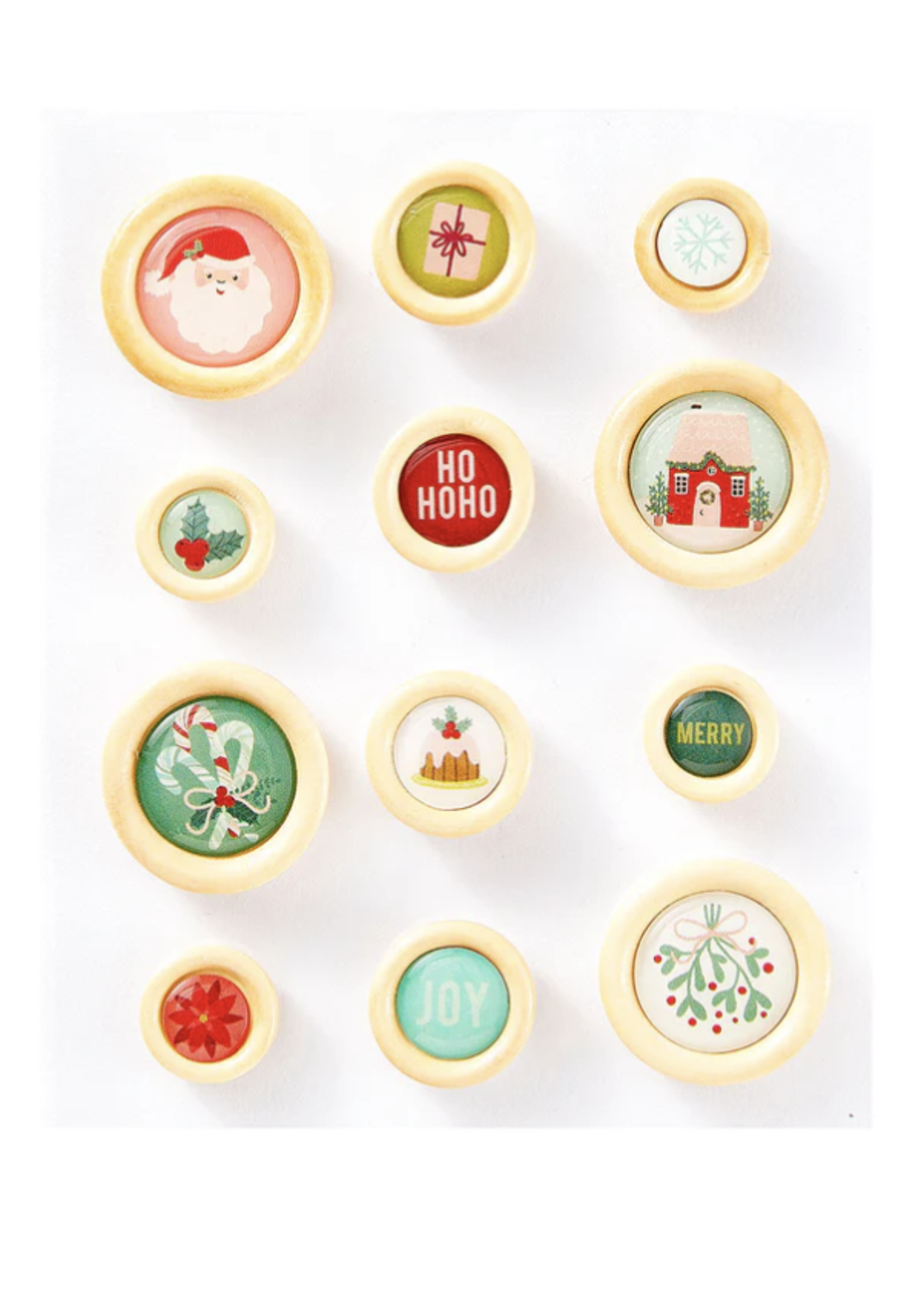 spellbinders Oh Joyful Day Button Embellishments from Rosie's Studio