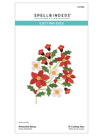 spellbinders Poinsettia Spray Dies