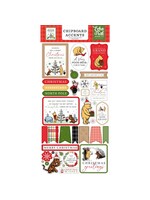 Echo Park Winnie the Pooh Christmas: Chipboard Accents