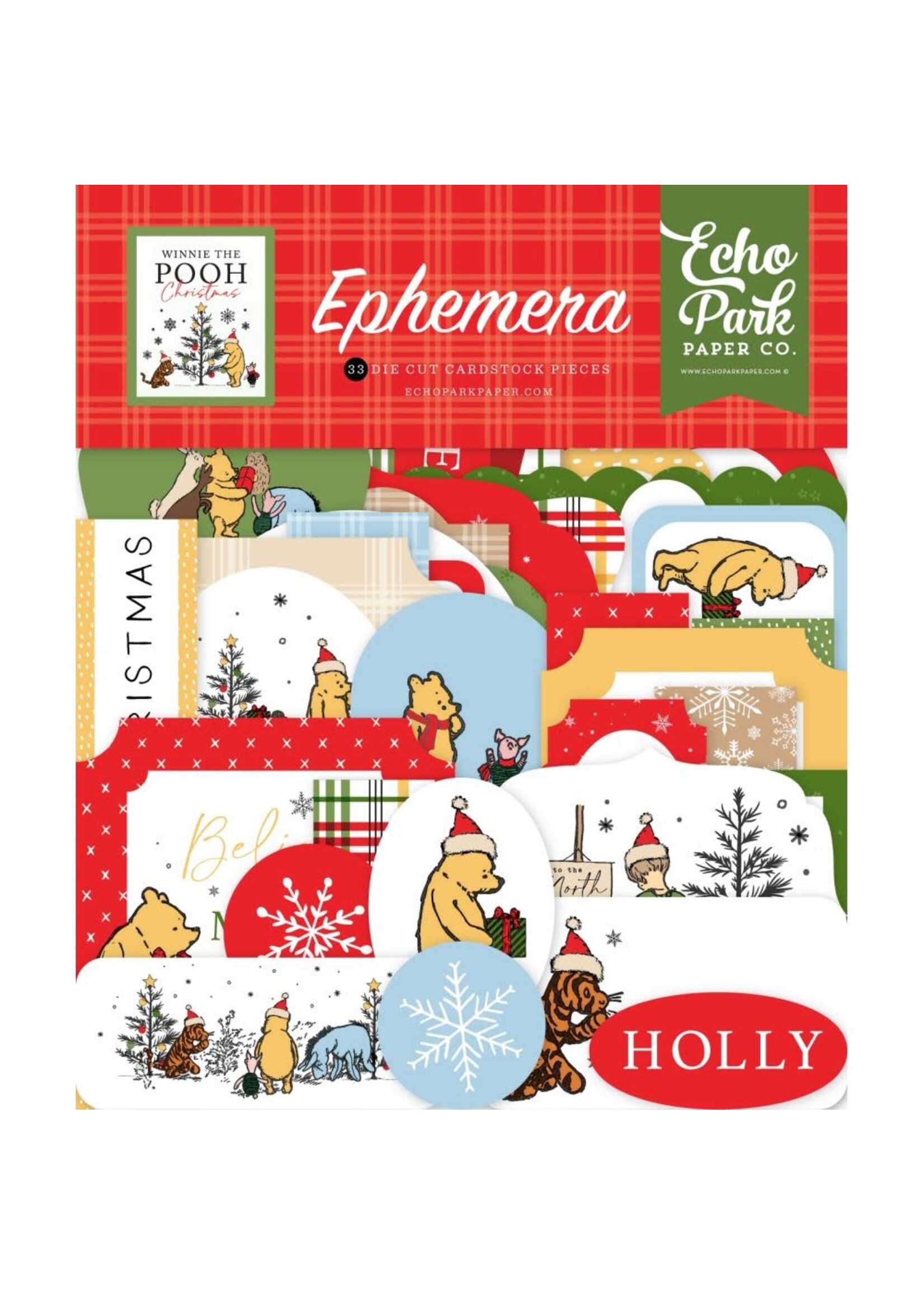 Echo Park Winnie the Pooh Christmas: Ephemera