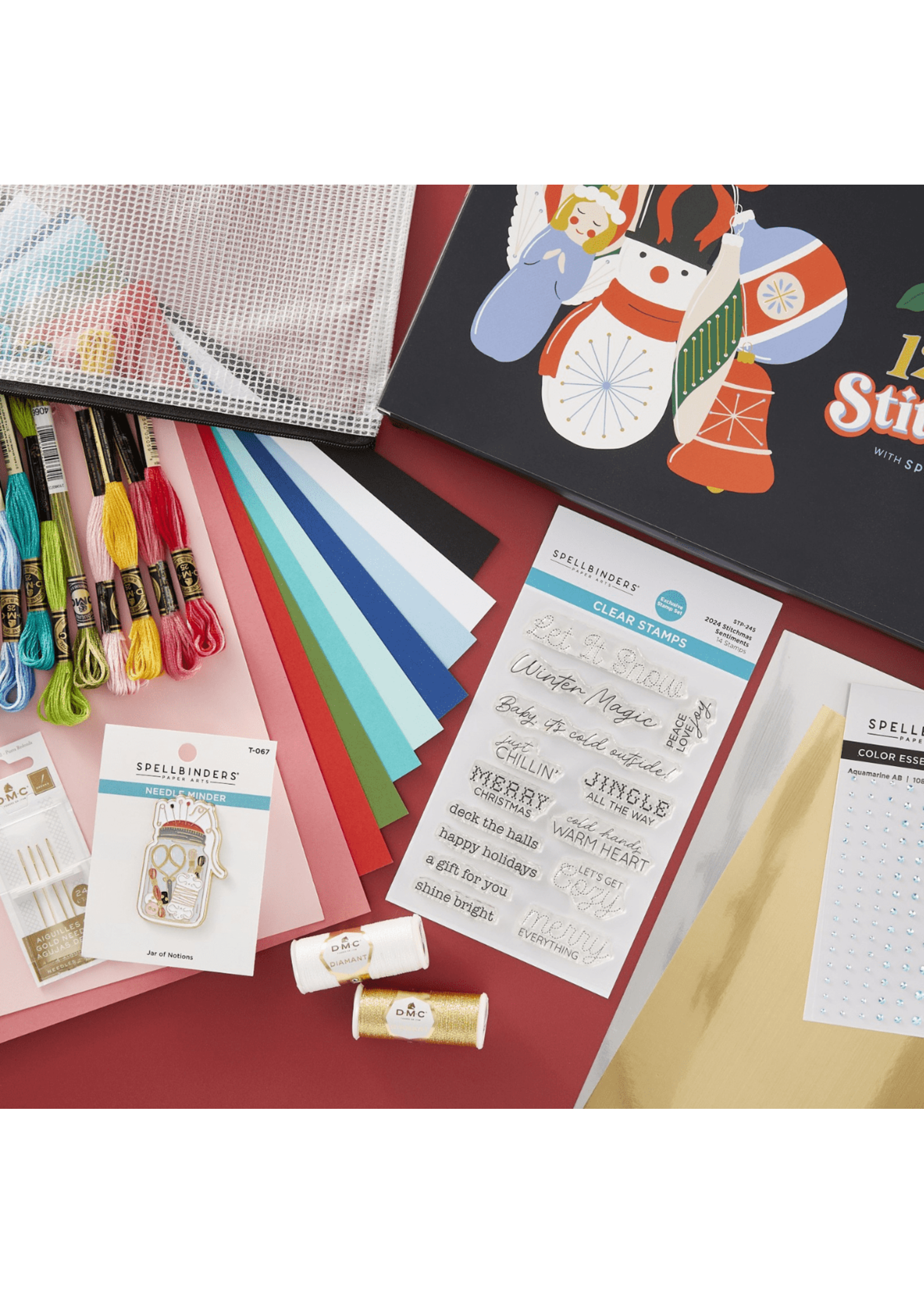 spellbinders 2024 12 Days of Stitchmas:  Stitch Along Add-on Kit