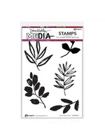 RANGER Dina Wakley Media Sticks with Leaves Stamp