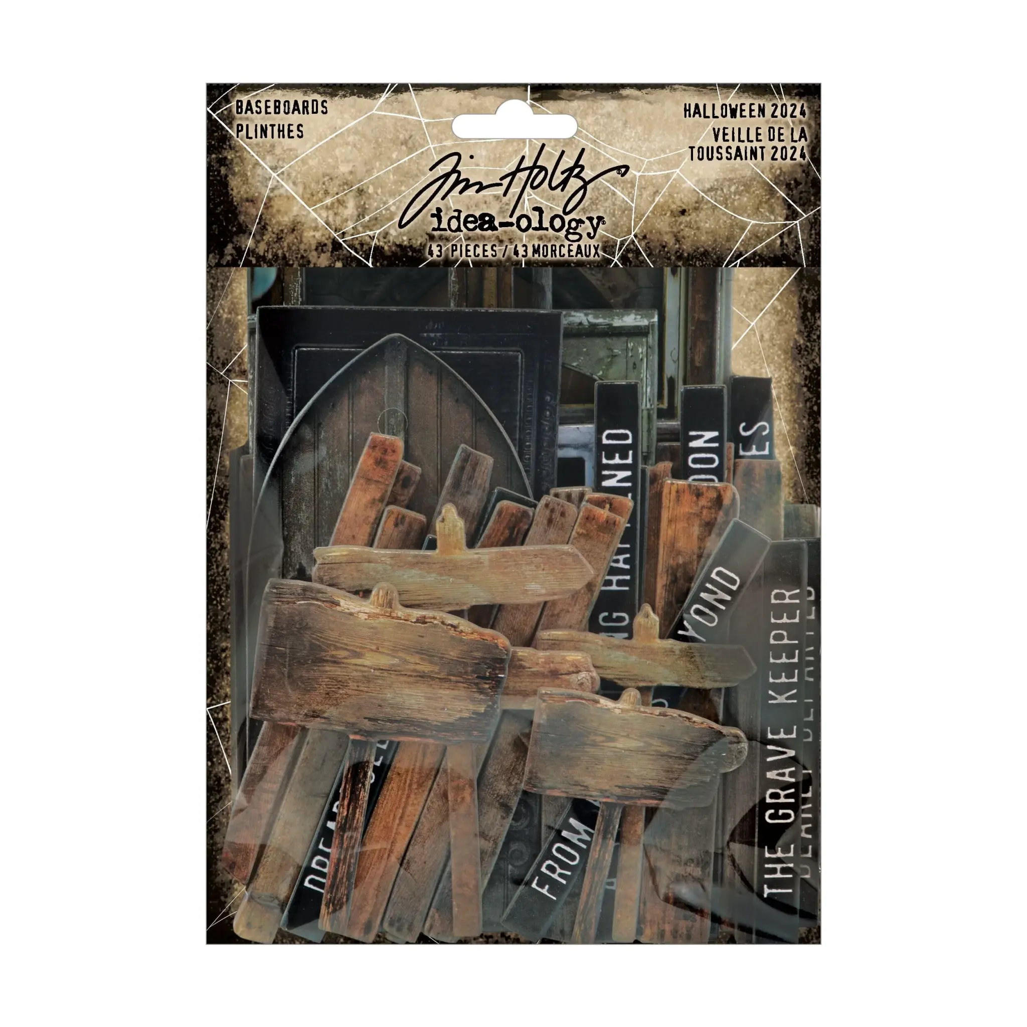 Tim Holtz Tim Holtz Ideaology Halloween Baseboards and Transparencies