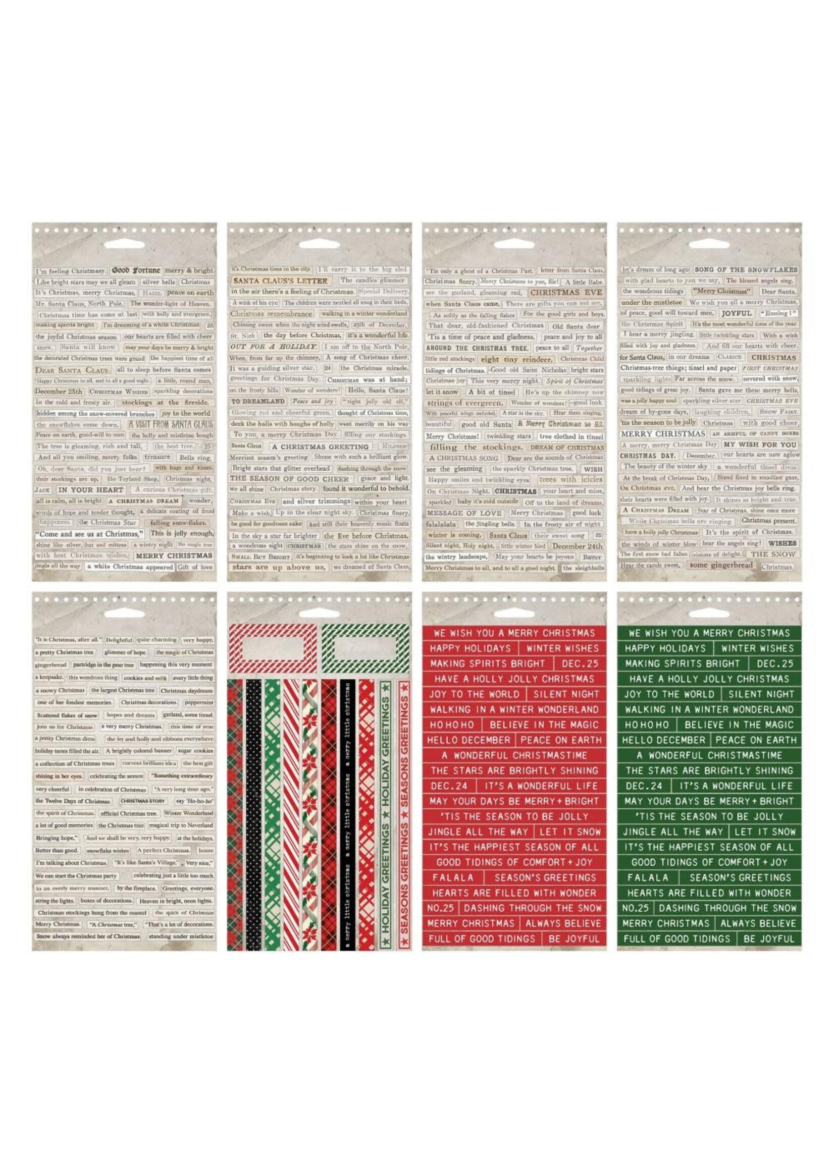 Tim Holtz Tim Holtz Ideaology Christmas 2024 Sticker Book Creative Escape