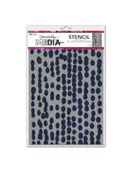RANGER Dina Wakley Media Mushy Dots Stencil