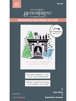 spellbinders BetterPress Society October 2024: Cozy Fireplace