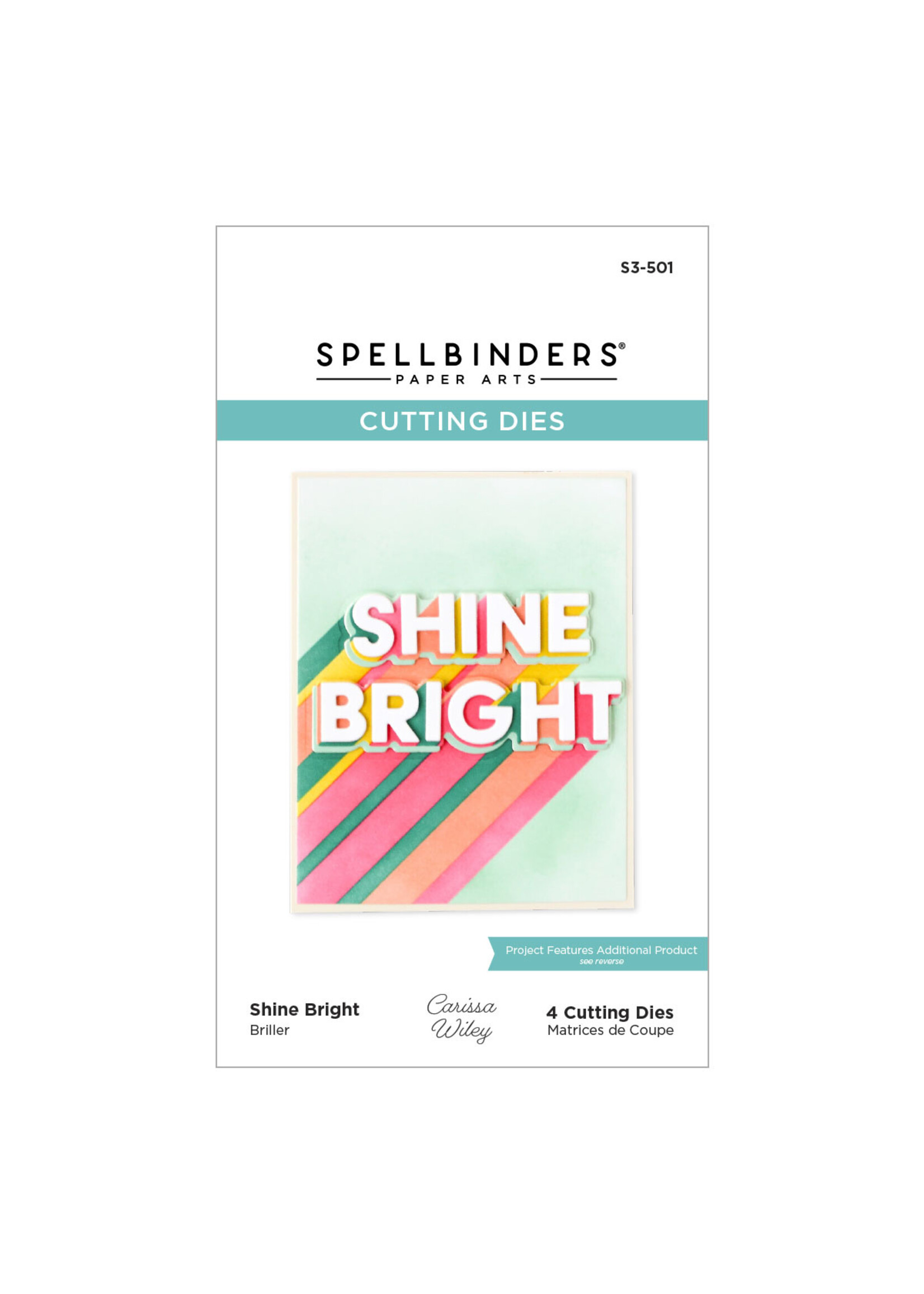 spellbinders Shine Bright Etched Dies from the Shine Bright Collection by Carissa Wiley