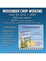 spellbinders The Weekender 2025 In Store Crop Weekend
