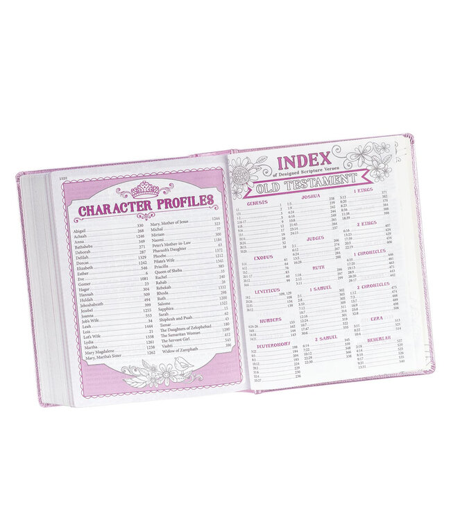 Pink Faux Leather My Creative Bible for Girls - ESV Journaling Bible