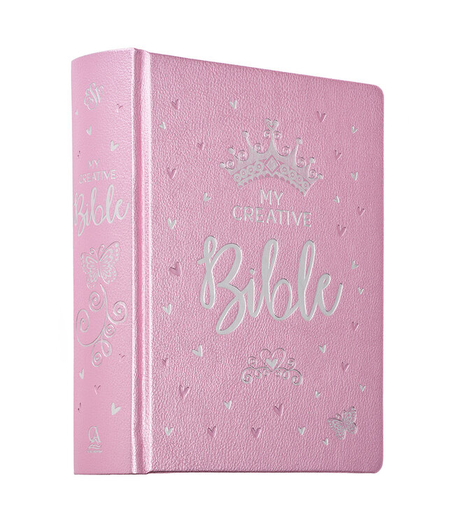 Pink Faux Leather My Creative Bible for Girls - ESV Journaling Bible