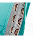 Turquoise Faux Leather Zippered KJV Deluxe Gift Bible with Thumb Index