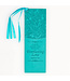 Everlasting Love - Teal Faux Leather Bookmark - Jeremiah 31:3