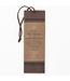 Be Strong and Courageous Brown Two-toned Faux Leather Bookmark - Joshua 1:9