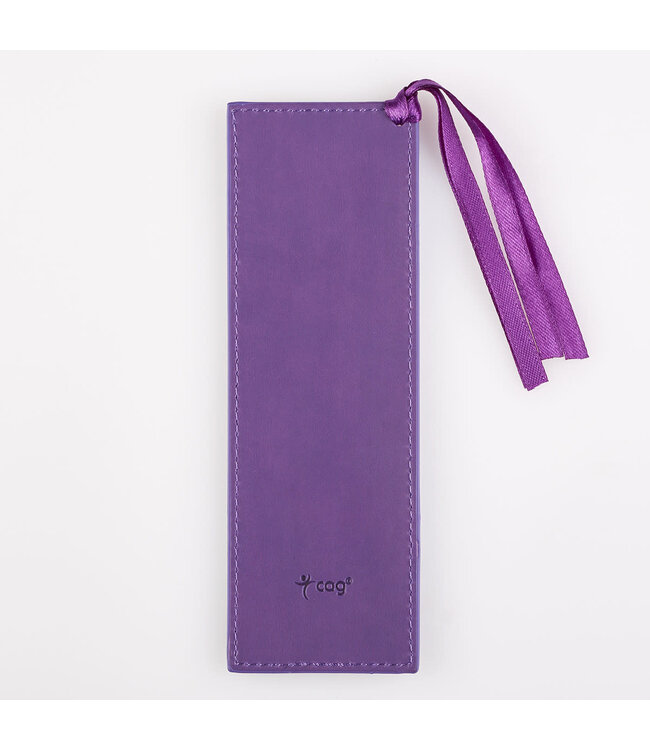 I Can Do All This - Purple Faux Leather Bookmark - Philippians 4:13
