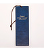 Christian Art Gifts Faithful Servant Blue Faux Leather Bookmark - 2 Chronicles 15:7