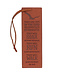 Christian Art Gifts Hope in the Lord - Brown Faux Leather Bookmark - Isaiah 40:31