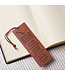 Hope in the Lord - Brown Faux Leather Bookmark - Isaiah 40:31