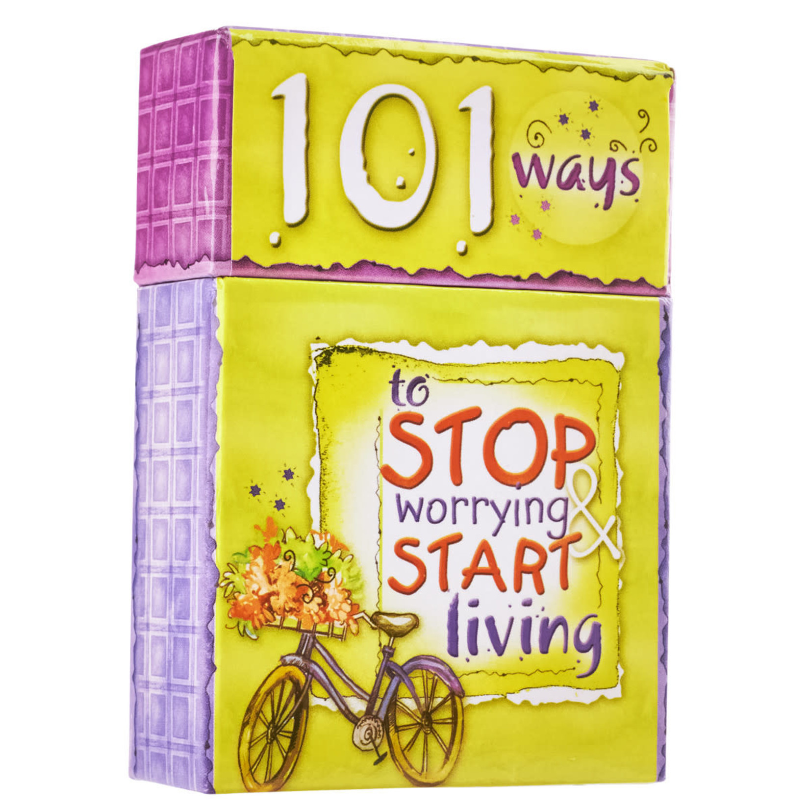 Christian Art Gifts 101 Ways to Stop Worrying & Start Living - Box of Blessings