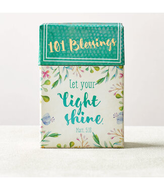 Christian Art Gifts Let Your Light Shine - Box of 101 Blessings
