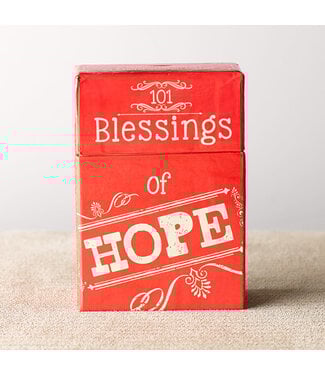 Christian Art Gifts 101 Blessings of Hope Box of Blessings