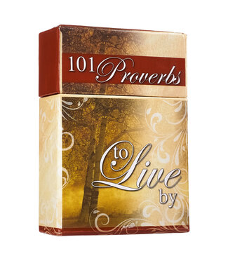 Christian Art Gifts 101 Proverbs to Live By Box of Blessings | 祝福金句卡