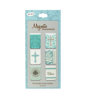 Christian Art Gifts Believe - Mini Magnetic Bookmarks Set