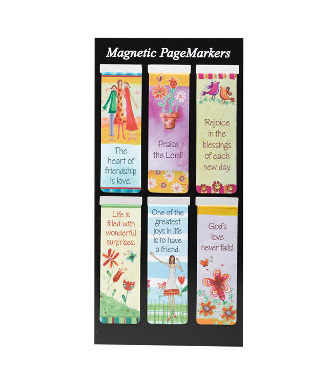 Whimsical Friends - Magnetic Bookmark Set