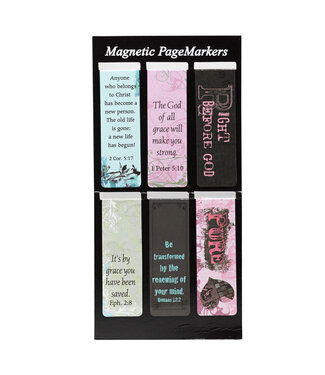 Christian Art Gifts Grace - Magnetic Bookmark Set | 恩典 - 磁性書籤套裝