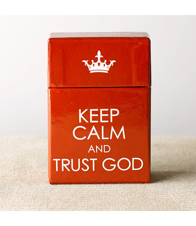Box of Blessings - Keep Calm & Trust God| 祝福金句卡
