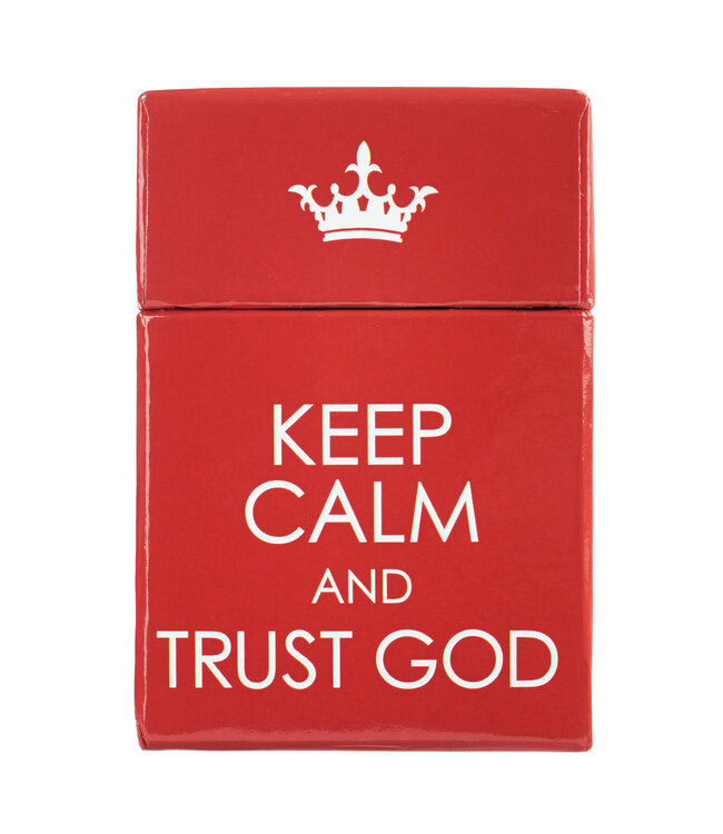 Box of Blessings - Keep Calm & Trust God| 祝福金句卡