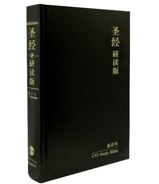 環球聖經公會 The Worldwide Bible Society 聖經研讀版：新譯本．加大裝．黑色精裝白邊．簡體