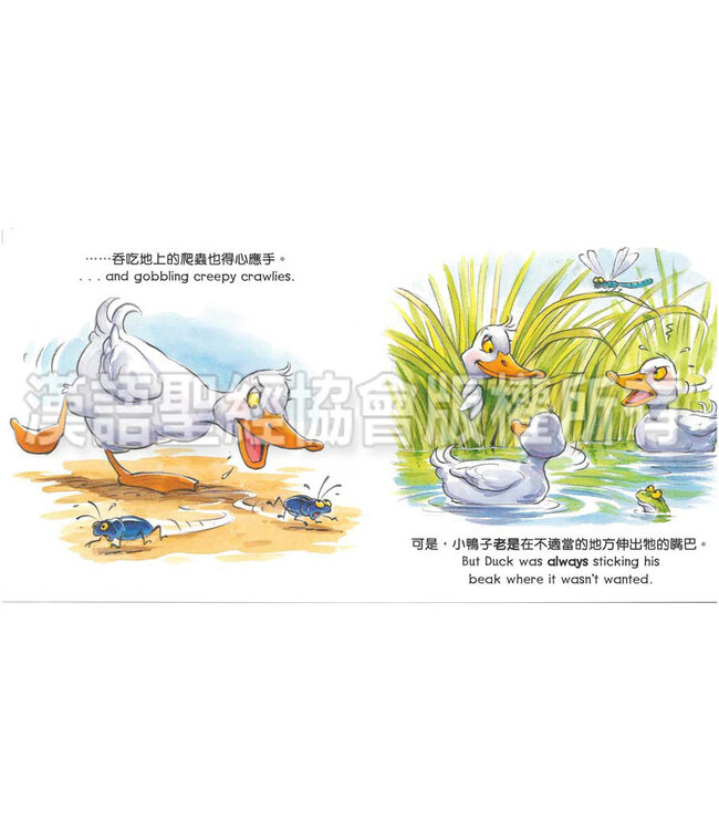 聖經動物園系列：小鴨呱呱叫（中英對照） Bible Animals Series - Duck's Loud Quack (Hardcover)