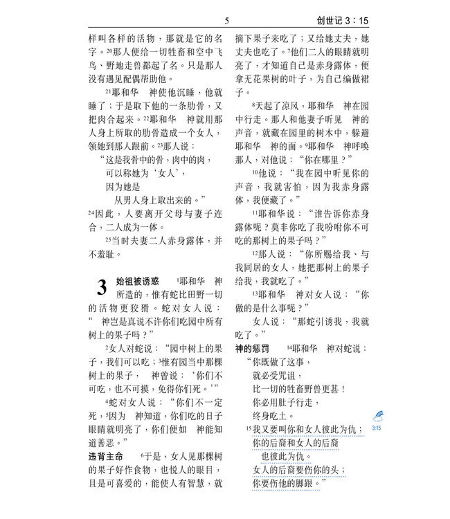 聖經．和合本．祈祷应许版．袖珍本．拇指版．蓝色仿皮面．银边．拉链（斷版）