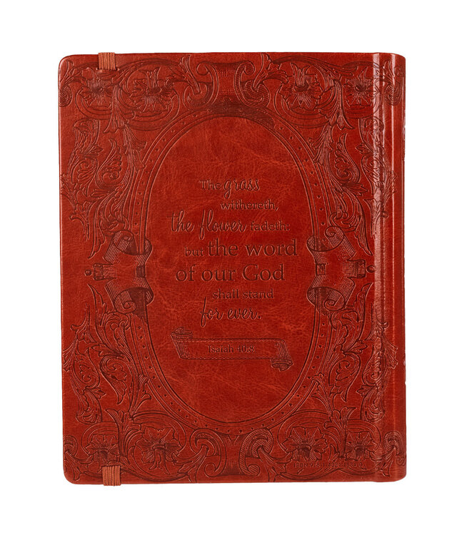 Brown Faux Leather Hardcover My Creative Bible - KJV Journaling Bible