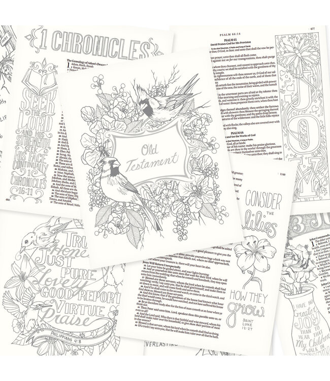 Brown Faux Leather Hardcover My Creative Bible - KJV Journaling Bible