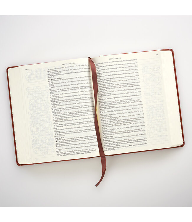 Brown Faux Leather Hardcover My Creative Bible - KJV Journaling Bible