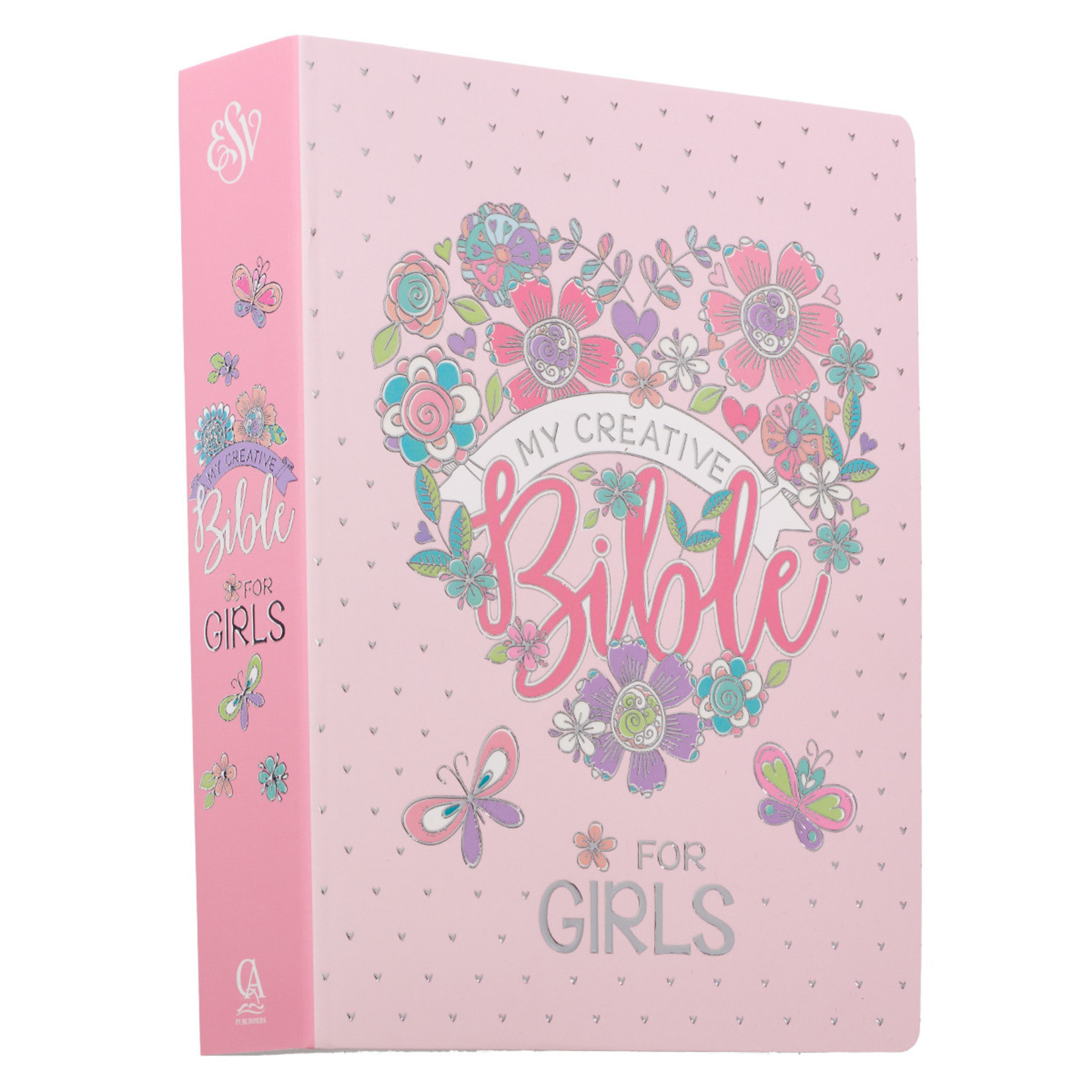 Christian Art Gifts Pink Flexcover My Creative Bible for Girls - ESV Journaling Bible