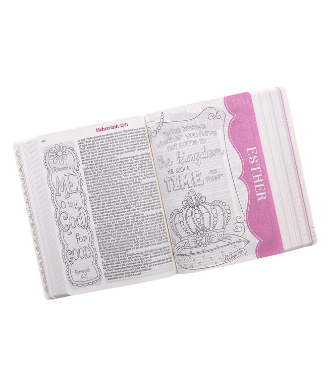 Pink Flexcover My Creative Bible for Girls - ESV Journaling Bible