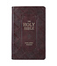 Christian Art Gifts Dark Brown Faux Leather Giant Print King James Version Bible with Thumb Index